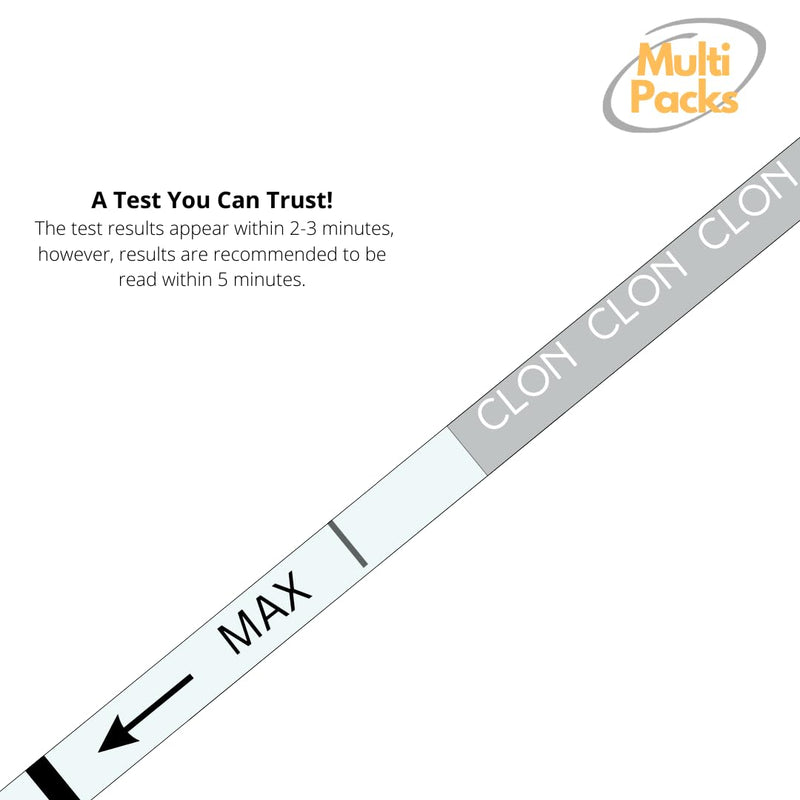 [Australia] - 12 Panel Now - CLON Urine Test Strips - Clonazepam One Step, Rapid Detection, Easy to Use Kit, Easy-Read, Fast and Accurate Results Displayed in as Little as 5 Minutes [25 Pack] 