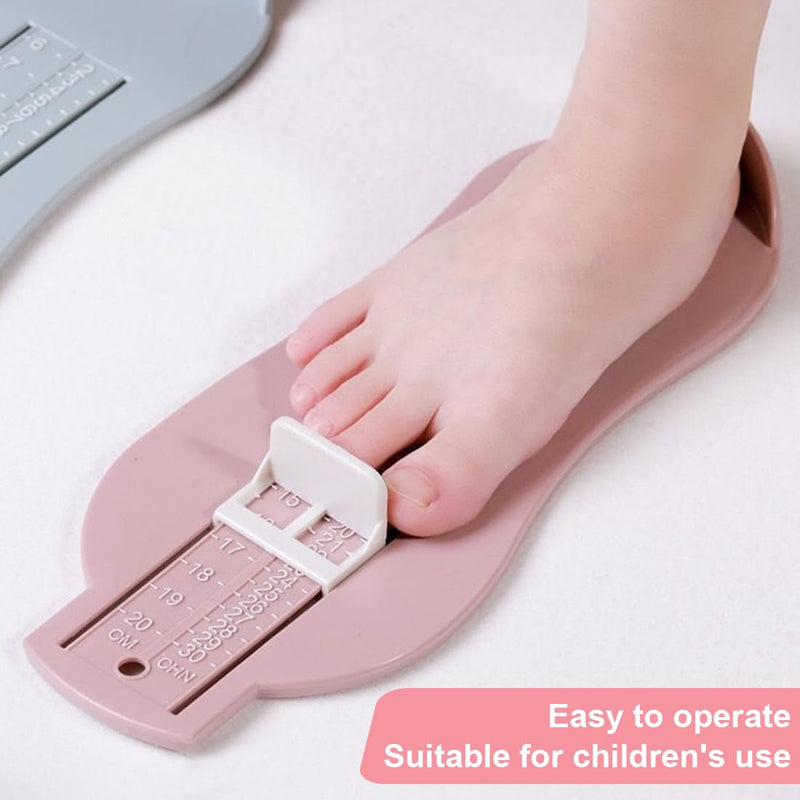 [Australia] - YATEICBC 2 pieces baby foot length ruler tool, baby foot measuring device + 1 soft ruler, foot measuring device, foot measuring device for children, children's ruler measuring tool, shoe size measuring ruler, foot measuring device set 