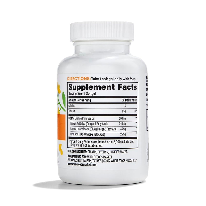 [Australia] - Whole Foods Market, Evening Primrose Oil 500Mg, 120 Softgels 