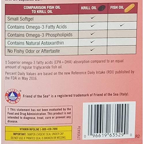 [Australia] - Kirkland Signature Krill Oil 500 Milligram 160 Softgels 160 Count (Pack of 1) 