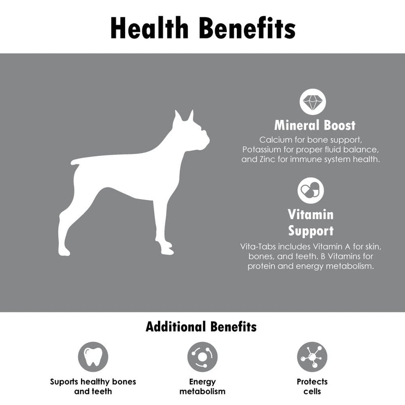 Vita-Tabs Silver - Vitamins, Minerals, Nutrients - Support for Senior Dog - Supplement for Healthy Bone, Joint, Energy, Immune System - 100 Chewable Tablets - PawsPlanet Australia