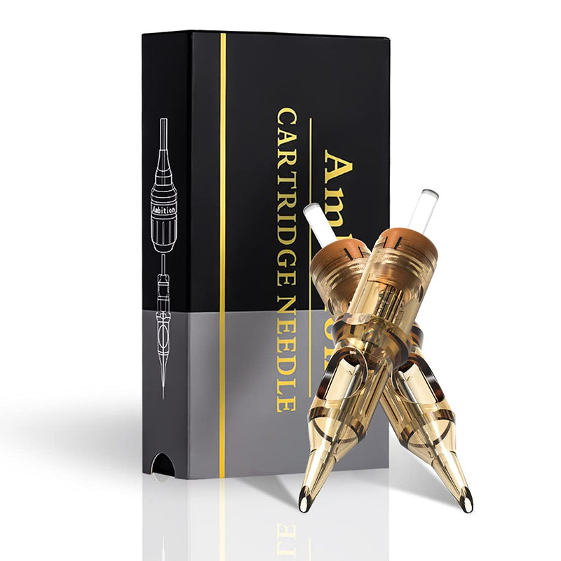 [Australia] - Ambition Premium #12 Standard 7RL Disposable Tattoo Needles Cartridges Supply 7 Round Liner 20Pcs for Professionals and Beginners Tattoo Artists 1207RL 