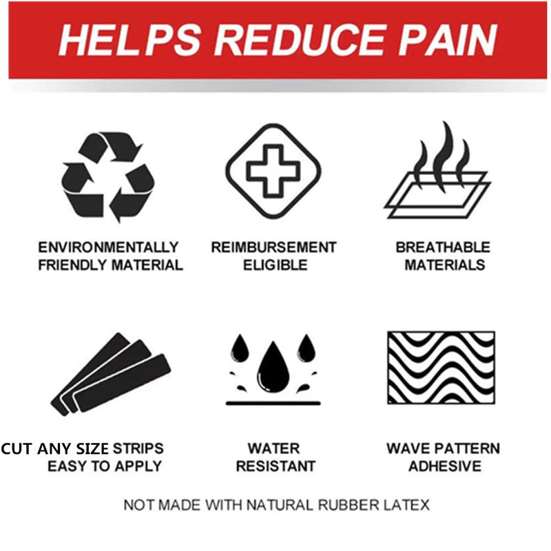 2 Rolls Faith Cross Turf Tape Football - Extra Wide Christian Athletic Turf Tape - Ultra Sticky & Latex Free, Protects from Turf Burn, Waterproof & Flexible (White & Black, 4 inch) White & Black