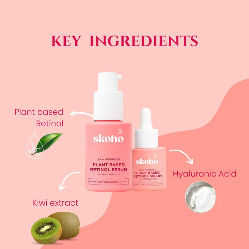 Vitamin C & Retinol Organic Serums Bundle
