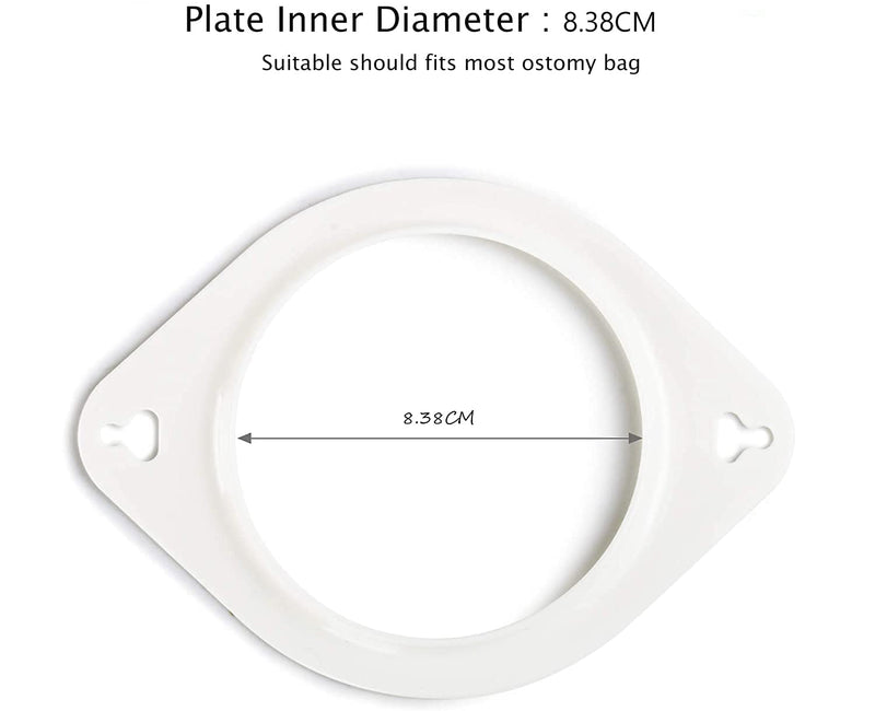 [Australia] - MUYU Lightweight Ostomy Belt, Portable Length Adjustable Strap Ostomy Hernia Belt, for Post-Operative Care After Colostomy Ileostomy Surgery. White 