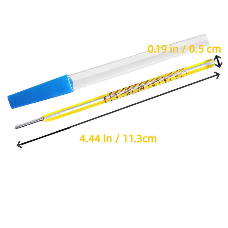 [Australia] - ℃&℉ Oral Thermometer for Adults and Kids 2PCS - Glass Rectal Thermometer for Baby - Basal Body Thermometer - Non Infrared Digital Thermometer - Accurate Easy Reading by HARIKA LIFE 