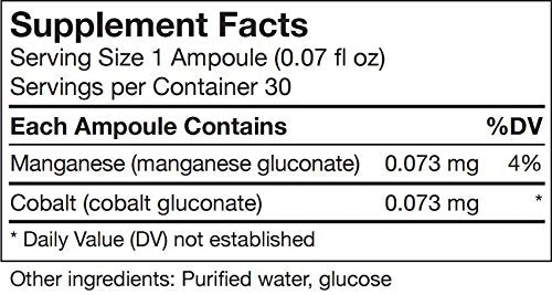 [Australia] - UNDA GAMMADYN Mn-Co | Manganese-Cobalt Oligo-Element Supplement | 30 Ampoules 