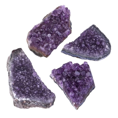 Natural Amethyst Crystal Geode Raw Amethyst Crystal Cluster 0.02-0.09 lb(10-40g)
