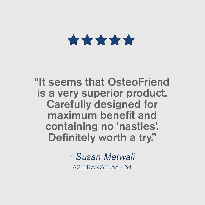 OsteoFriend® Advanced Bone, Joint, Muscle & Probiotic Supplement (249g, Unflavoured) 19 Active Ingredients, 2 Billion CFU | Calcium, Magnesium, Curcumin, Vitamin D3 & K2 | No Additives, 30 Servings