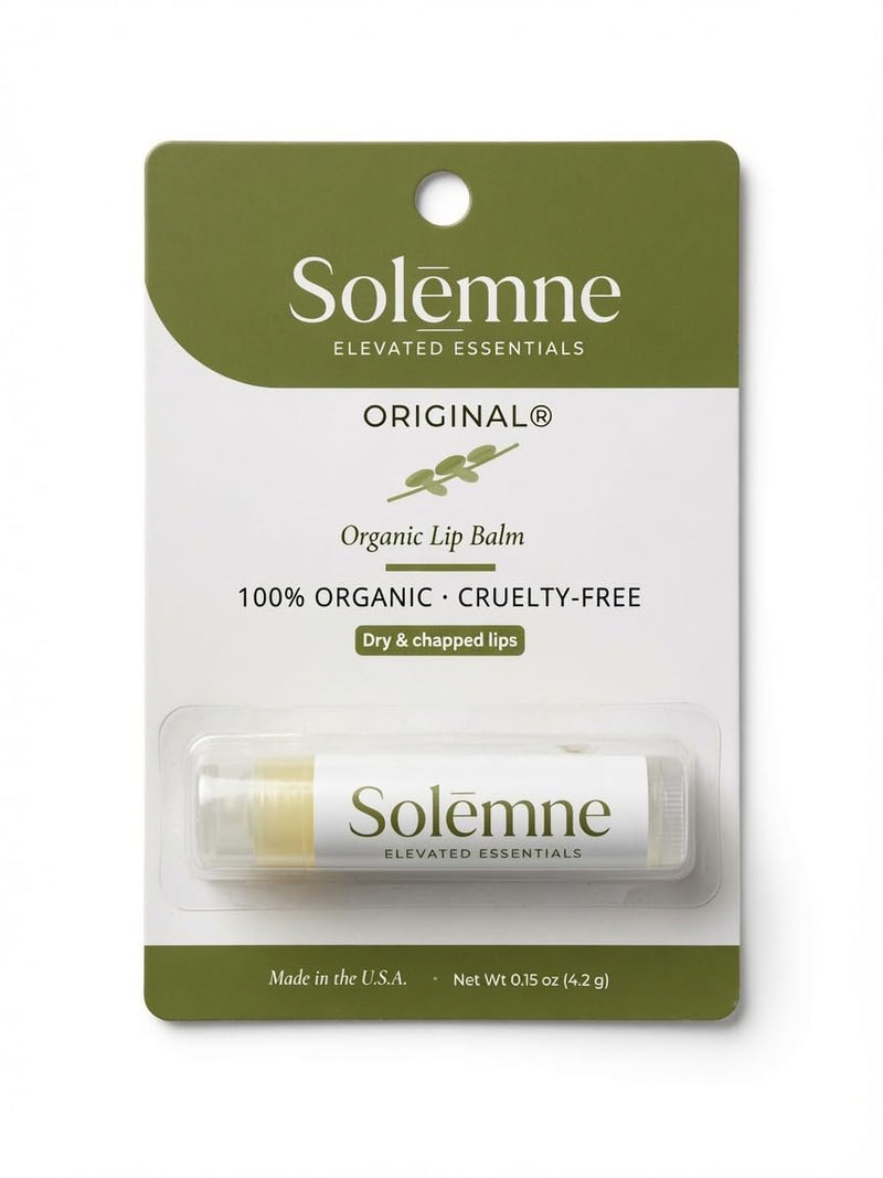 Lip Balm with Olive Oil, Beeswax, Calendula and Vitamin E