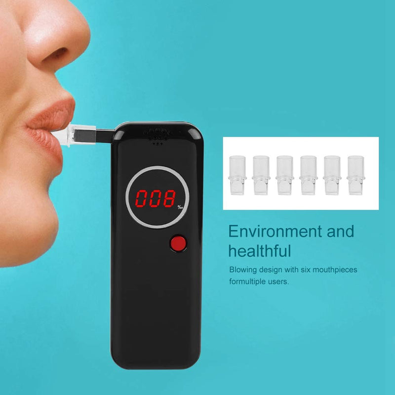 [Australia] - Tosuny Breathalyzer, Portable Breathalyzer Professional Breathalyzer, Fast Responding Breathalyzer with Digital Red LCD Display 