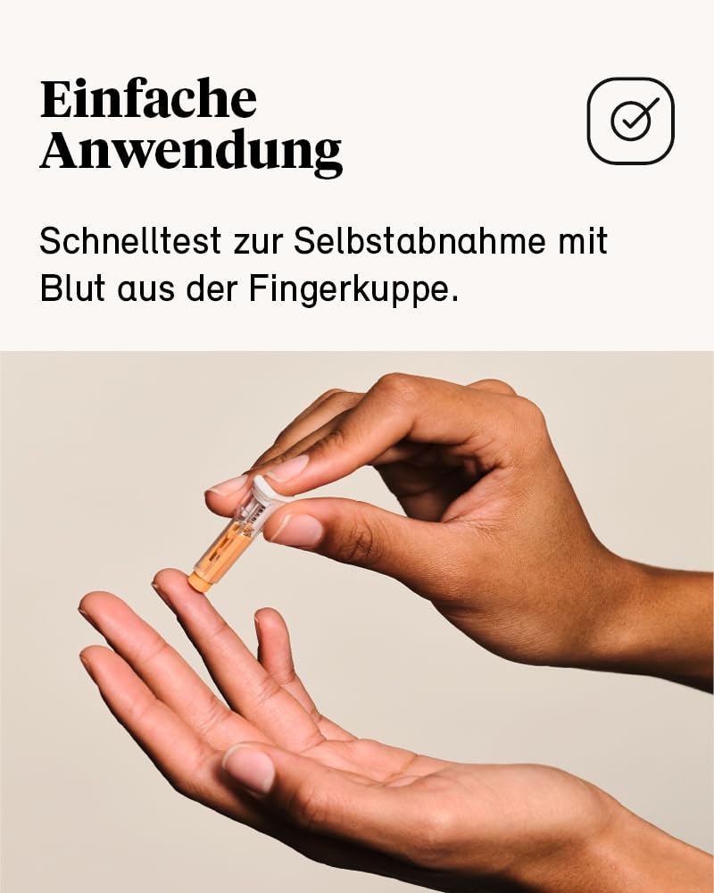 [Australia] - TRIGNOSTICS iron deficiency rapid test for at home - quick iron deficiency self-test | 2x blood test without a laboratory | Sample collection by prick test on the finger | easy to read result in 5 minutes 