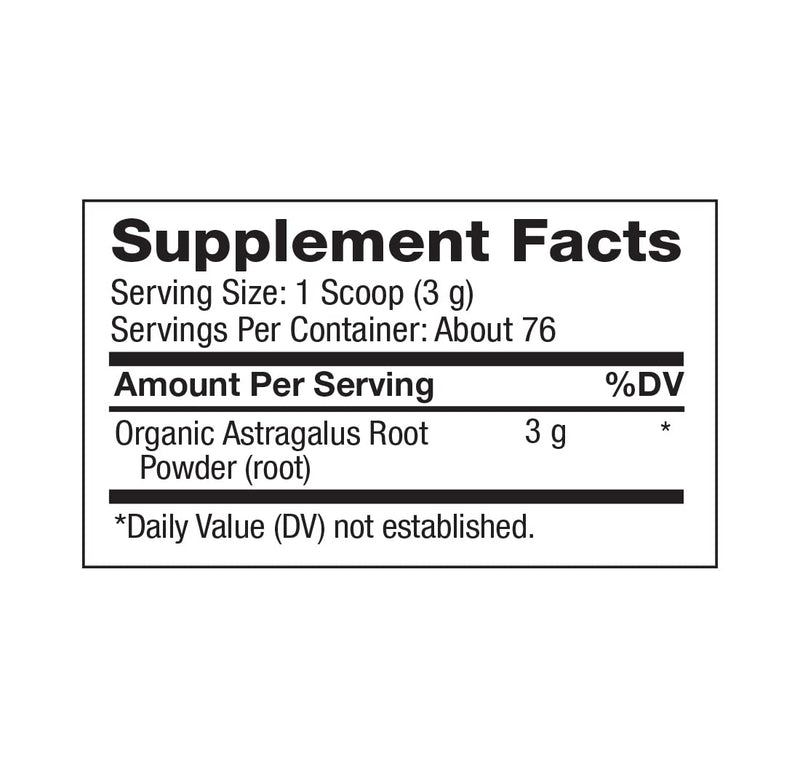[Australia] - BareOrganics Astragalus Root Powder, Superfood Powder, Organic Dietary Supplement, 8 Ounce 