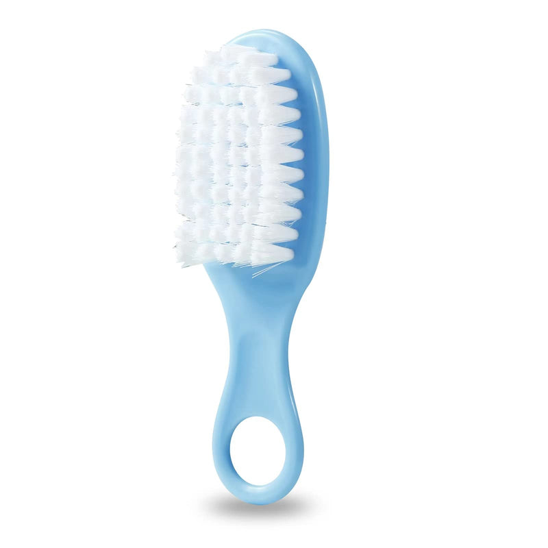 [Australia] - PandaEar Baby Healthcare and Grooming Kit, Baby Safety Set Baby Comb, Brush, Finger Toothbrush, Nail Clippers, Scissors, Nasal Aspirator, Baby Essentials Nursery Care Kit (Blue) Blue 