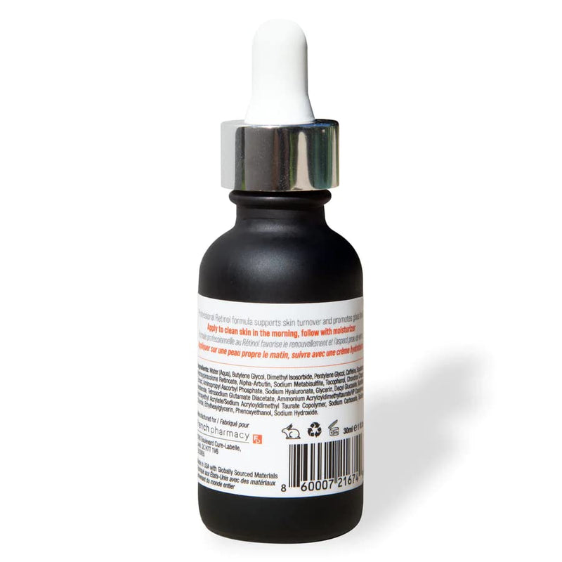 French Pharmacy RetRx 314 Professional Facial Retinol Serum - Skin Renewing - Anti-Aging - Increase Elasticity, Plumpness & Brightness - For All Skin Types - 1oz