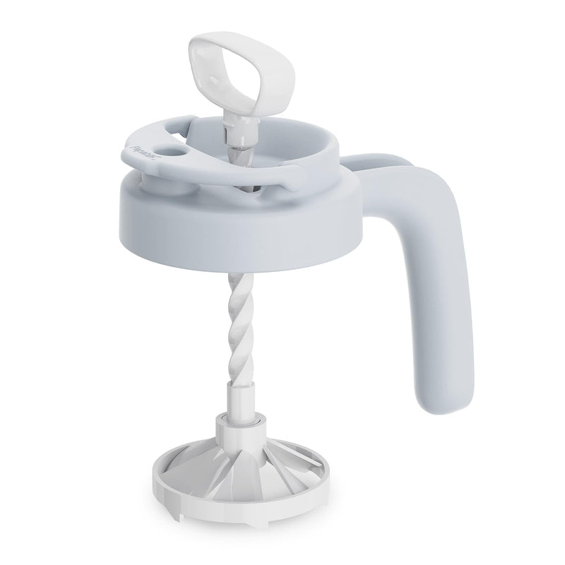 [Australia] - Papablic 32oz Formula Mixing Pitcher Lid, Breastmilk Pitcher Mixing Handle & Flip Locking Spout for Mixing Formula/Breastmilk/Protein Powder/Coffee, Blue Blue Lid 