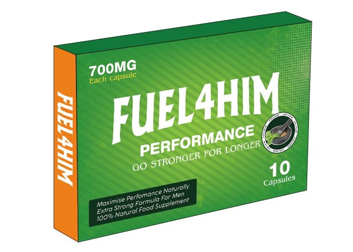 New Stronger for Longer Formula for Men - Ultra Strong Performance Enhancing Pills, Stamina Endurance Booster Blue Supplement Pills for Men - 10 Ginseng Capsules 700MG