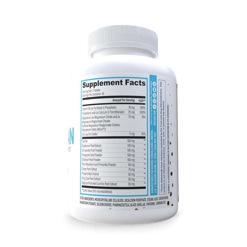 [Australia] - NuEthix Formulations Nu-Woman - Targeted Feminine Hormone System Support - Nutrients to Support Your Body Healing and Working The Way its Supposed to Work - 60 Tablets Unflavored 
