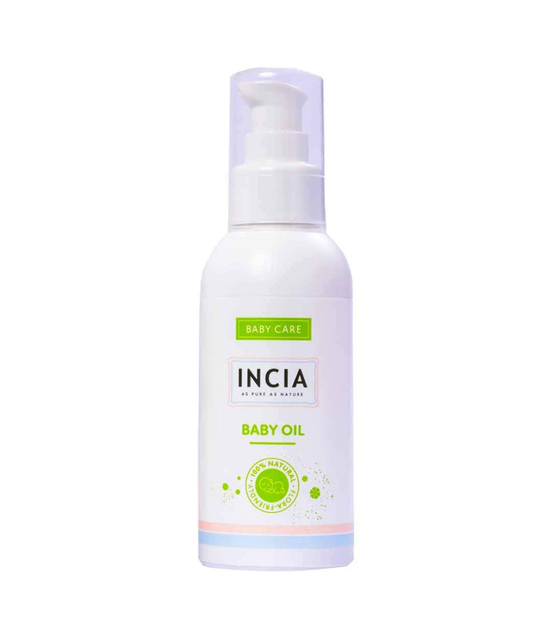 [Australia] - INCIA baby oil 110ml (contains no artificial fragrances and colors, parabens, silicones and paraffin, ideal for babies and adults, with sesame oil - jojoba oil - vitamin E) 