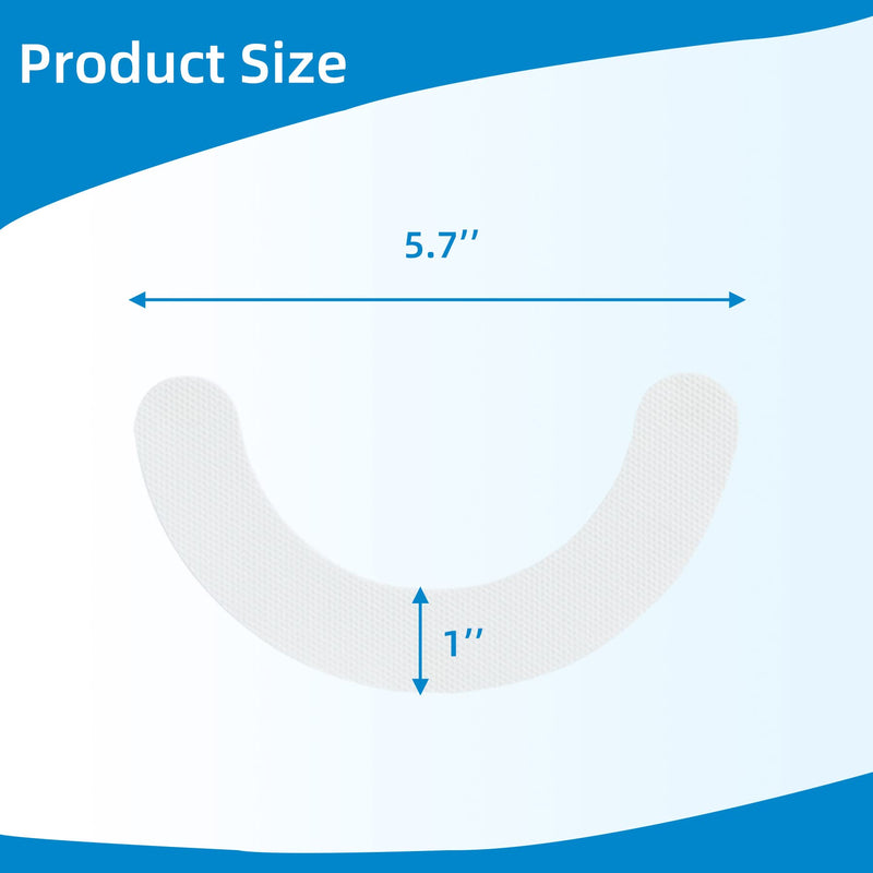 [Australia] - Ostomy Supplies Skin Barrier Strips,Elastic Hydrocolloid Skin Extender Strips for Colostomy Bags,Universal Waterproof Half Rings. (20 Pieces) 20 Pieces 