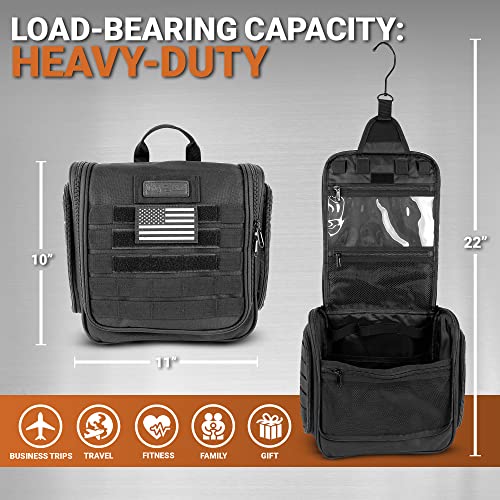 Chef Sac Tactical Toiletry Bag with 10-Pack Knife Guards Included