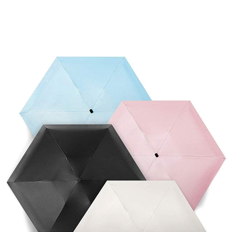 Small Compact Travel Umbrella UV Protection Mini Umbrella Perfect for Travel Lightweight Portable Parasol Outdoor Sun & Rain Umbrellas Pink flower