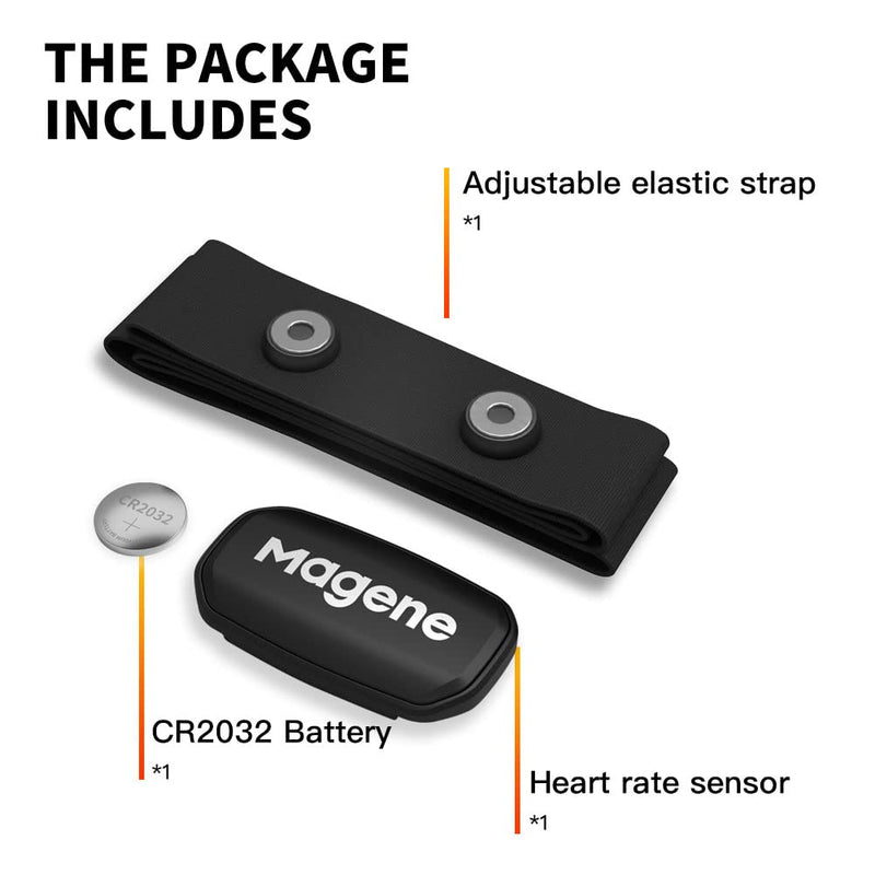 [Australia] - Magene H303 Heart Rate Monitor, Heart Rate Sensor Chest Strap, Protocol ANT+/Bluetooth, Compatible with iOS/Android APPs 