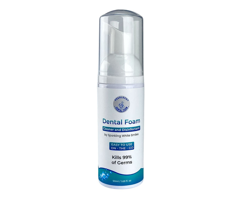 [Australia] - Pearldent Dental Foam - Cleans and Sterilizes Removable Dental and Ortho Appliances - Up to 4 Months Supply. Great for Aligners, Retainers, Mouth Guards. 