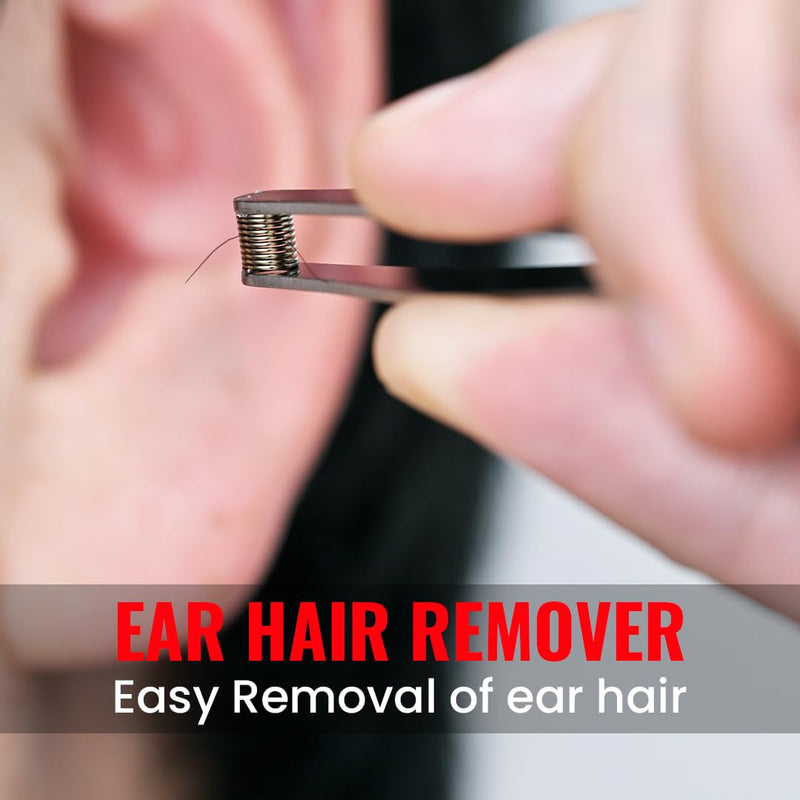 [Australia] - NIKKEN MIMIGETTER Ear & Fine Hair Remover – Made in Japan, Custom Spring, Easy to Clean, Rust-Resistant Stainless Steel 