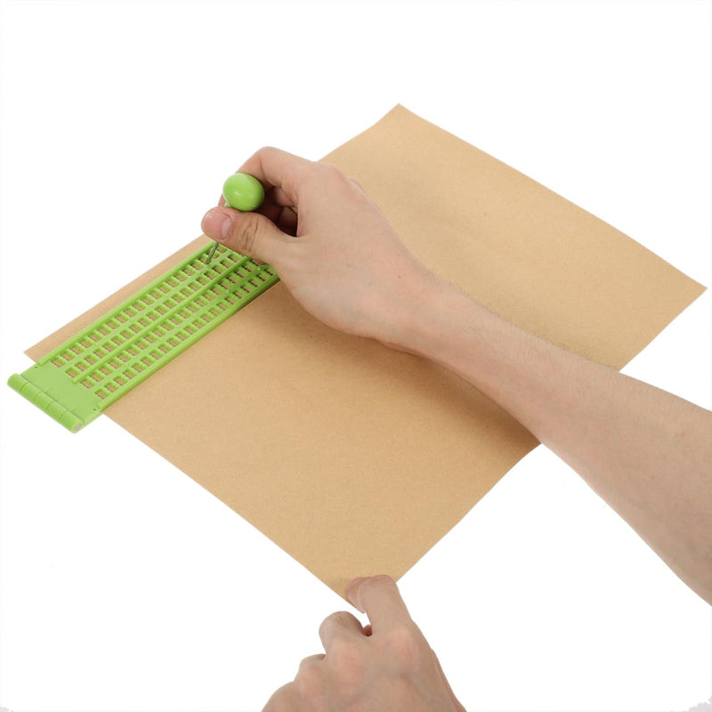 Reusable Braille Writing Kit with Stylus Pen and Practice Sheets Portable Plastic Braille Board for Blind Learning and Daily Writing Aid