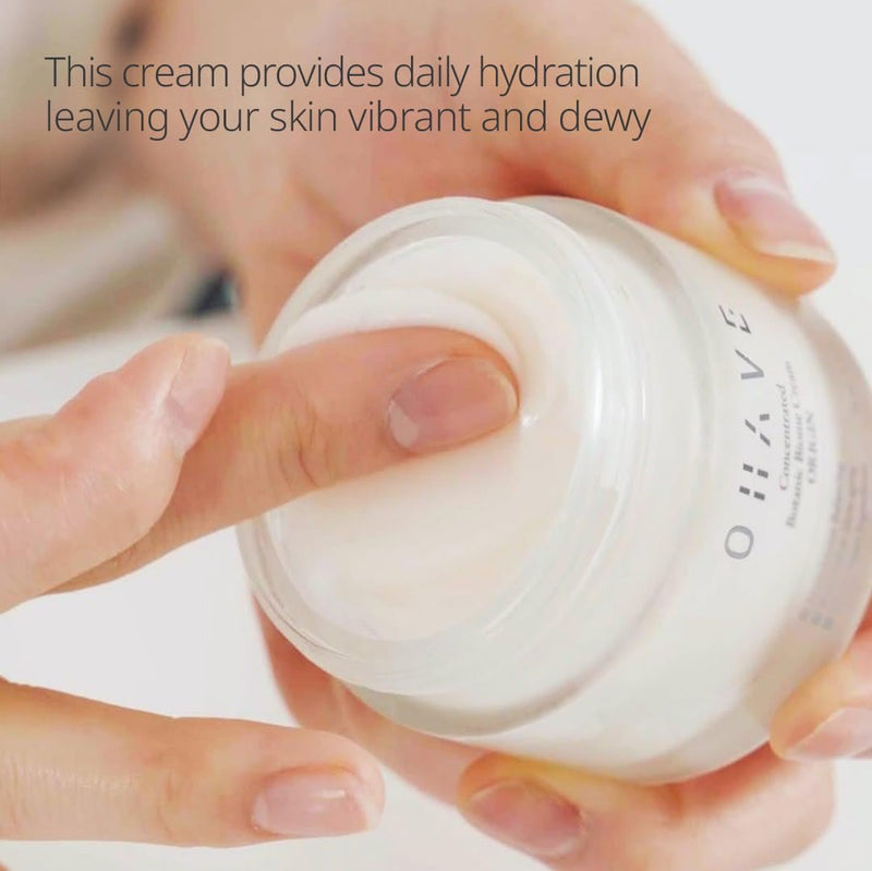 OHAVE Soothing Moisture Cream – Hydrating Korean Moisturizer & Face Cream for Instant Hydration – Gentle Face Moisturizer for Extremely Dry Skin, Botanical Formula Inspired by Korean Skincare, 50ml Origin Cream