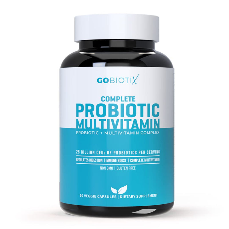 GOBIOTIX Probiotic Multivitamin | Daily Multivitamin with Probiotics & Detox Probiotic Supplement