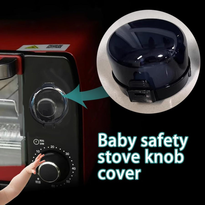 [Australia] - Stove Knob Safety Covers & Gas Stove Knob Locks - Childproof Oven Lock 5 Pack, Heat-Resistant ABS Stove Locks Child Safety Universal Fit Knob Covers convention 