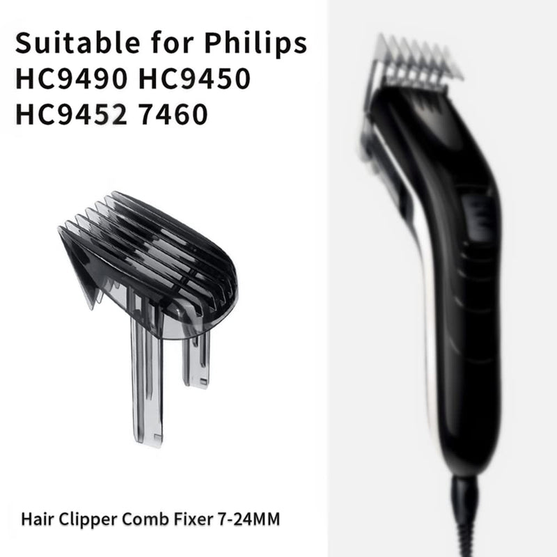 [Australia] - YanBan Replacement Hair Cutting Comb Compatible with Philips HC9450 HC9490 HC9452 HC7460 HC7462, Adjustable 1-7mm 