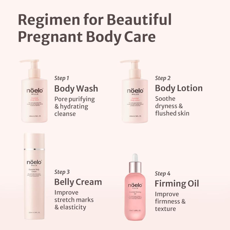 [Australia] - Pregnancy-Safe Toning Belly Firming Oil for Pregnancy & Postpartum Skin Tightening - K-Beauty Non-Greasy Formula with Dermavital Complex - Clean & Vegan - 1.69 fl oz 