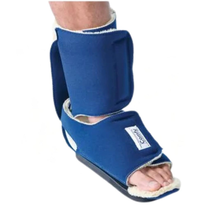 [Australia] - Boot Orthopedic Foot Positioning Boot, Adult – Dark Blue, Fleece Lined for Pressure Relief and Foot Drop Support -CBOOT 