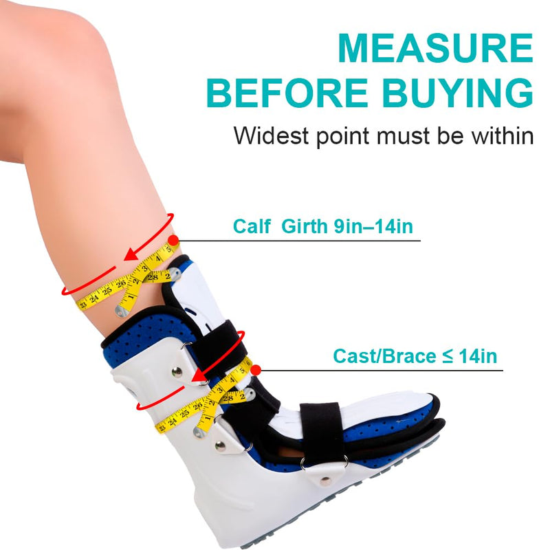 [Australia] - 2PK Waterproof Leg Cast Cover for Showering - Reusable Shower Sleeve for Ankle After Surgery, Watertight Non-Slip Adult Fracture Protector Bag, Water Proof Medical Covers for Heel/Foot/Wound/Bandages Ankle-green 2PK-Opening: 9–14in 