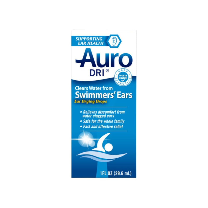 [Australia] - Auro-Dri Ear Water-Drying Aid, Helps Swimmers’ Ear, 1 Fl Oz (Pack of 3) 1 Fl Oz (Pack of 3) 