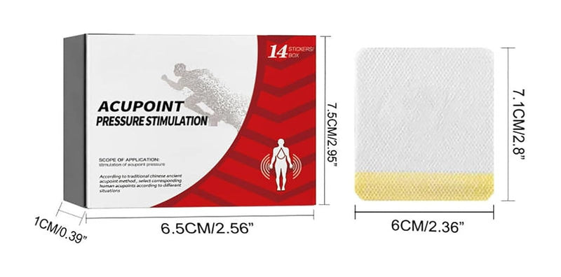 [Australia] - 3Box Huatangxiao Acupoint Pressure Stimulation 14pcs/Box Acupoint Sticker 3BOX 
