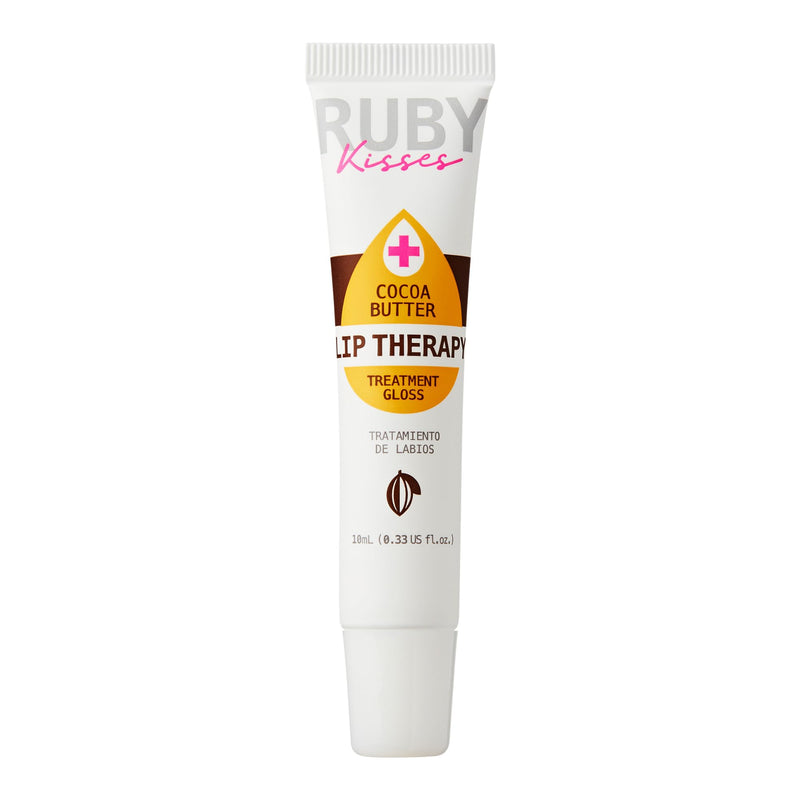 Ruby Kisses Cocoa Butter Hydrating Lip Oil Treatment Gloss (6 Pack), Hydrates & Heals with Vitamin E & Jojoba, Lightweight Clear Non-Greasy Formula with Jojoba & Rosehip Oil, Repair Dry Chapped Lips