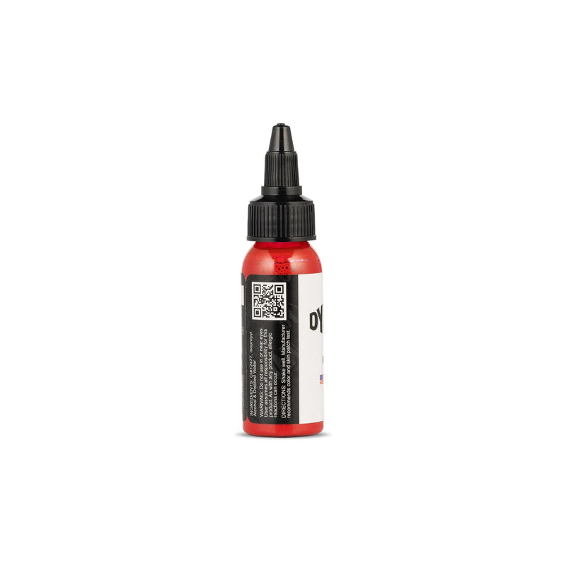 [Australia] - Dynamic Color Co- Fire Red Tattoo Ink, Made in USA, Sterilized, Vibrant, Vegan, Since 1990, (1oz Bottle) 