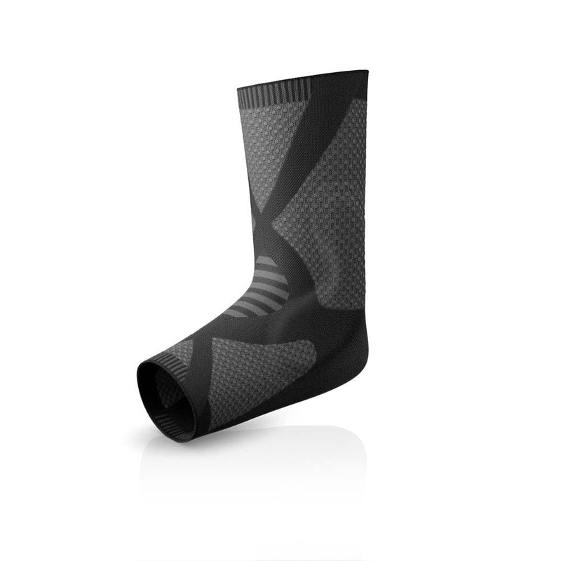 [Australia] - Actimove Professional TaloMotion Ankle Support | Slip-On Compression Ankle Brace for Sprained Ankle, Achilles Tendonitis, Postoperative Care, & Lateral Ligament Injury | Unisex, Charcoal, Left, 2X-Large 
