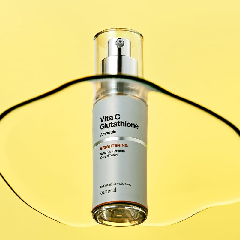 EUNYUL Vita C Glutathione Brightening Ampoule (1.69 fl. oz / 50ml) – Korean Brightening Serum for Dull Skin & Uneven Tone Care, Lightweight Facial Ampoule
