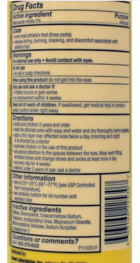 Desenex Antifungal Powder, Cures Athletes Foot - 3 OZ, 3 Pack
