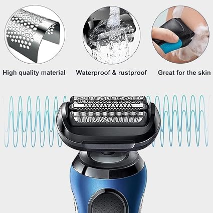 [Australia] - 2 Pack Replacement Black Series 3 32B Electric Shaver Heads Compatible with Braun S3 3040s 3000s 3050cc 3010s 3070cc 3080s 3090s 310s 3020s 330s 370cc-4 380s-4 