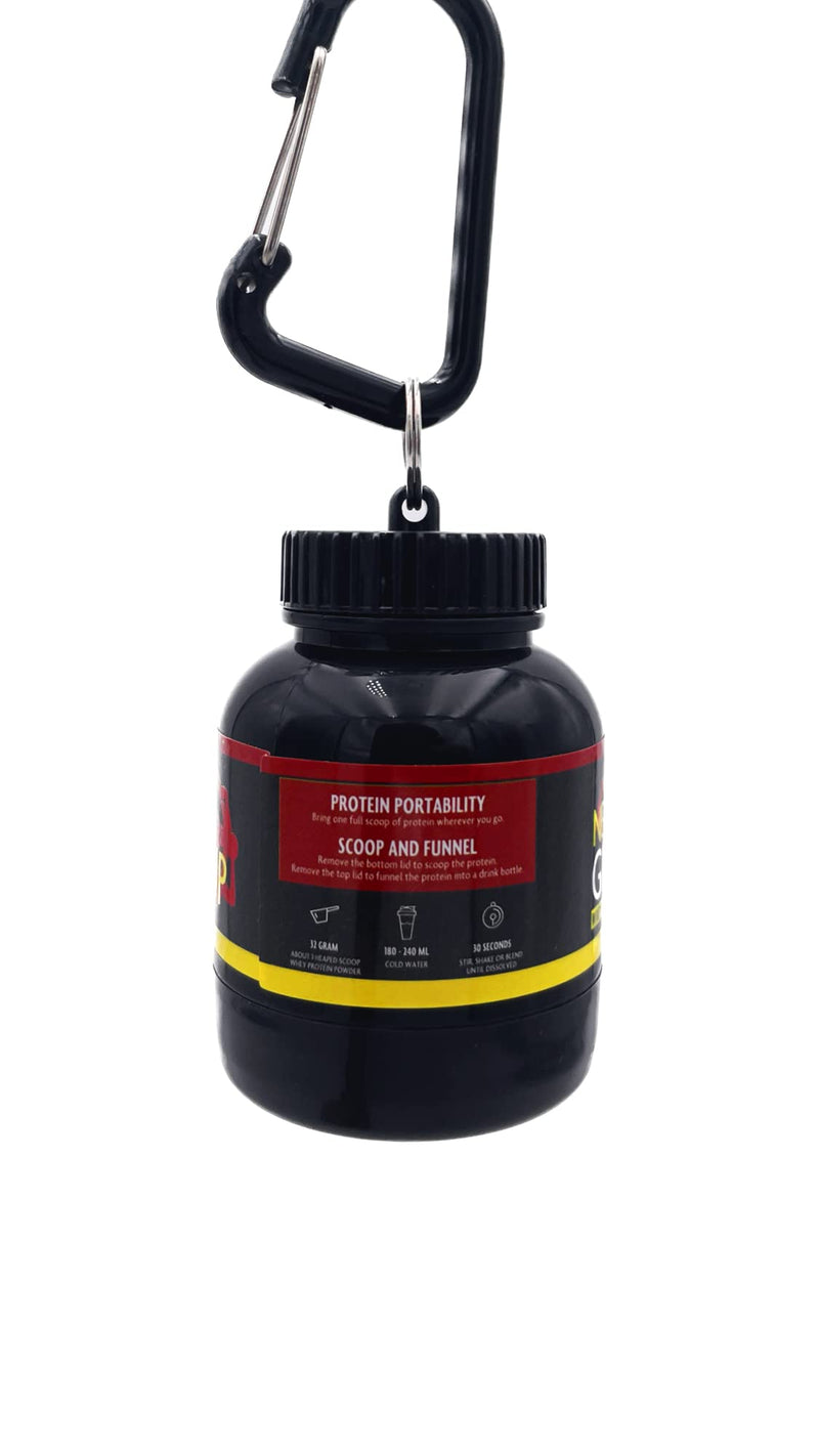 Eat Sleep Train Repeat Motivational Protein Holder, Kit 30 and 60 g, Whey Powder, Gym, Fitness