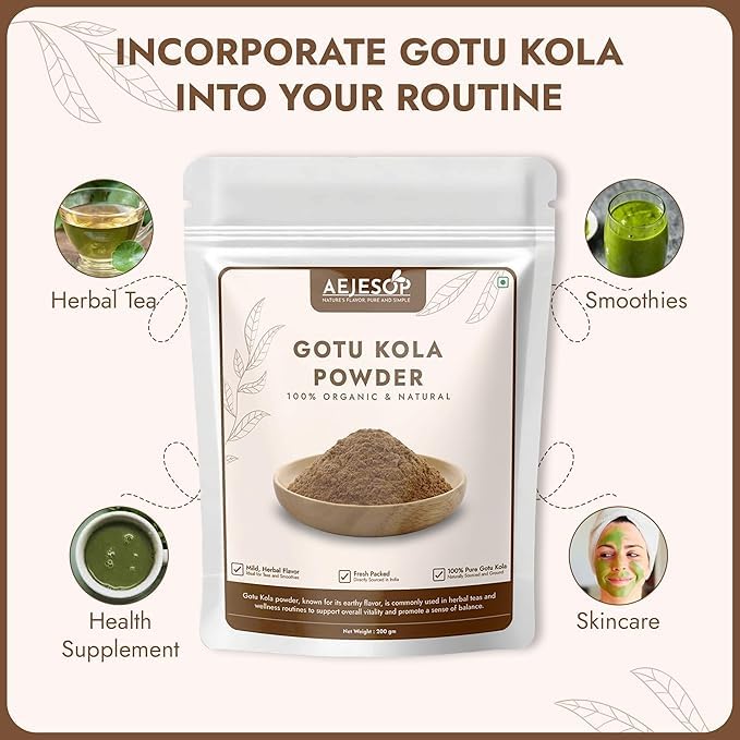 [Australia] - Organic Gotu Kola Powder, 7oz (200g) 