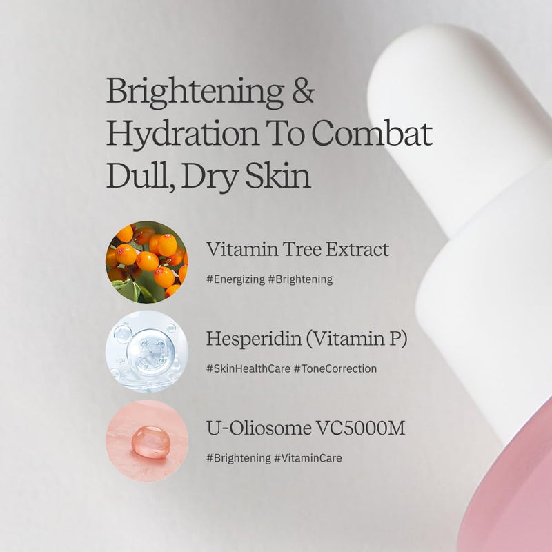 ByUR Vita Giving Keep Radiance Serum - Dark Spots & Hyperpigmentation, Brightening & Hydrating for Dry, Dull Skin, Hyaluronic Acid, Niacinamide, Vitamin C, Glass Skin Facial Pore Care Korean Skincare