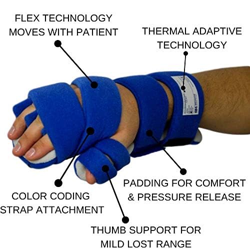 Restorative Medical BendEase Hand Splint - Wrist Pain Support for Carpal Tunnel, Arthritis and Stroke Recovery (Large - Right) Large