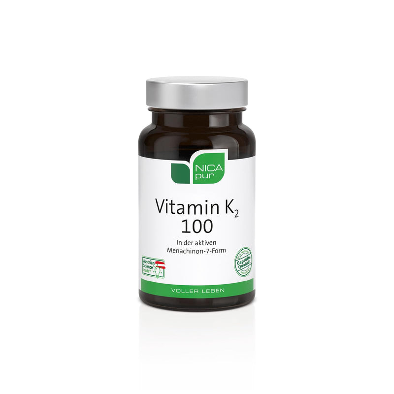 [Australia] - nicapur Vitamin K2 100 I In the all-trans Menaquinone-7 form | 60 capsules 